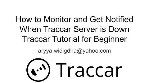 How to Monitor and Get Notified When Traccar Server is Down | Traccar Tutorial for Beginner