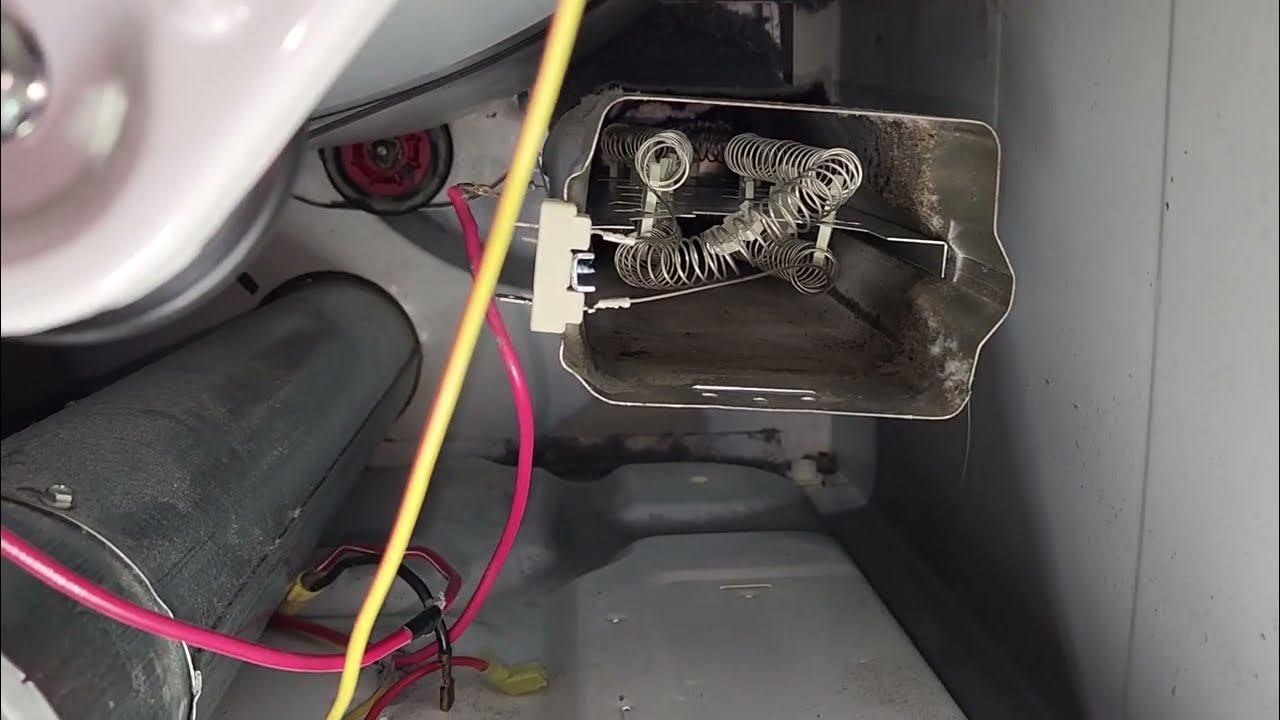 Kenmore Dryer REPAIR NO HEAT YouTube