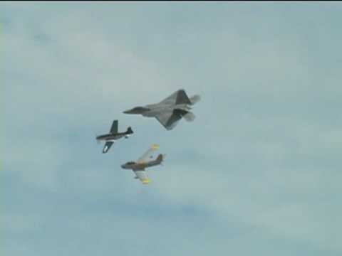 CALIFORNIA CAPITAL AIRSHOW 2009 HERITAGE FLIGHT