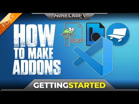 Thumbnail For Getting Started - How to make Addons [1] | Minecraft Bedrock Edition