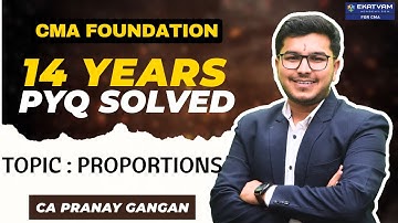 Maths & Stats MCQ Solving | Proportions - Arithmetic PYQ