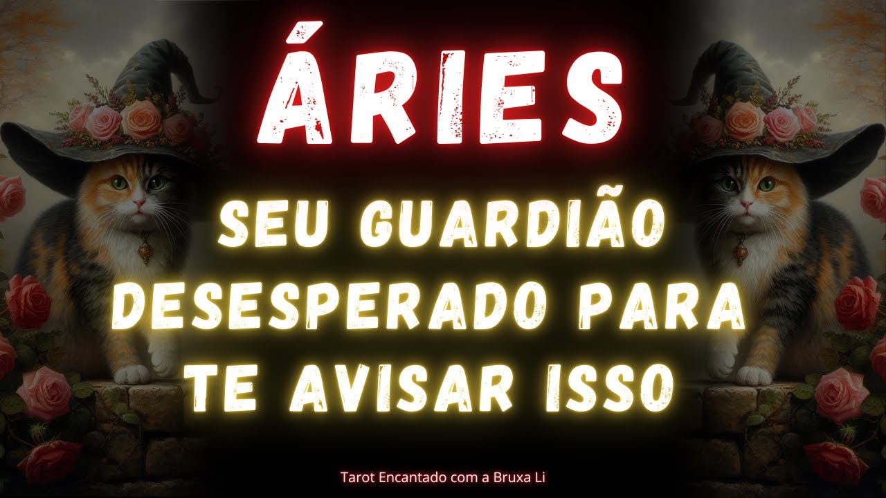 ÁRIES♈ SEU GUARDIÃO DESESPERADO PARA TE AVISAR ISSO 👀