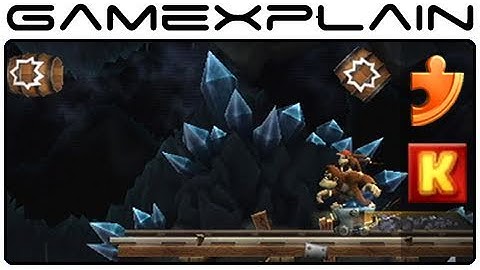 Donkey Kong Country Returns: 4-1 Rickety Rails (Puzzle Pieces, KONG Letters Guide, Walkthrough)