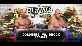 WWEFull MatchBrock Lesnar vs Goldberg #wwe2k23  #youtube #wwenetwork #wwenews #viral