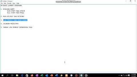 DEMO : SISTEM INFORMASI PELAYANAN JASA PADA NAJWA LAUNDRY BERBASIS JAVA NETBEANS (APLIKASI LAUNDRY)