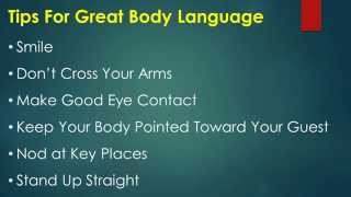 Customer Service Training - Customer Service Videos - Practice Fantastic Body Language 