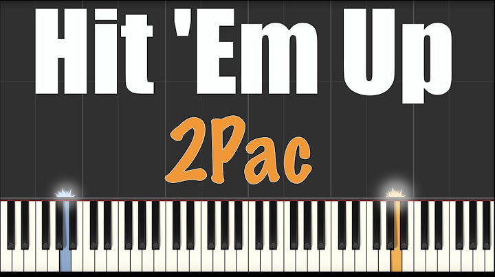 Hit 'Em Up Piano version - Piano performance video thumbnail