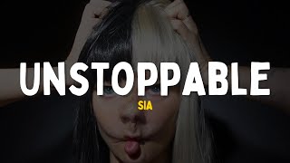 Sia - Unstoppable (Sped Up) [Lyrics] Resimi