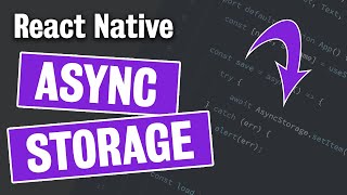 Using ASYNC STORAGE w/React Native & Expo screenshot 4