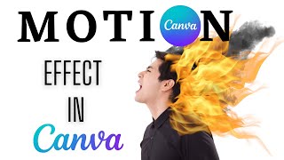 How To Make Motion Effect Using Canva Element | #shorts screenshot 2