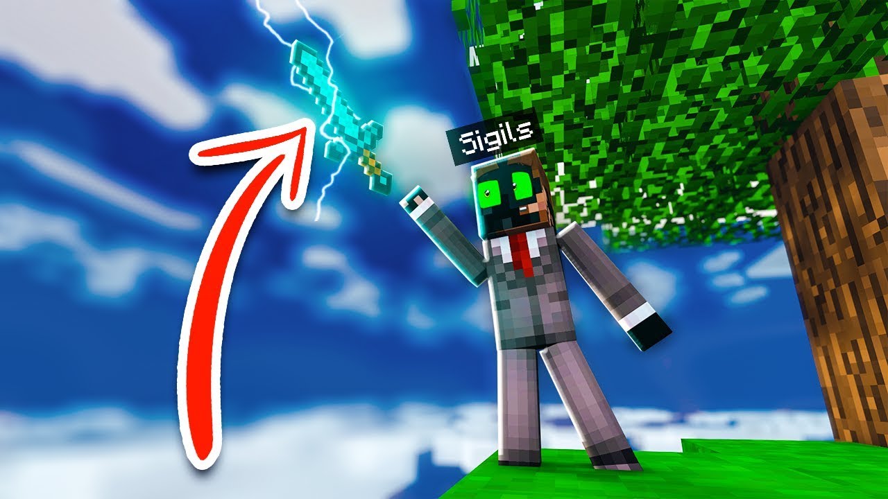 I Unlocked the SECRET Enchantment in SkyBlock (Minecraft) YouTube