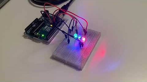 Arduino 3 LED pattern using a sine wave