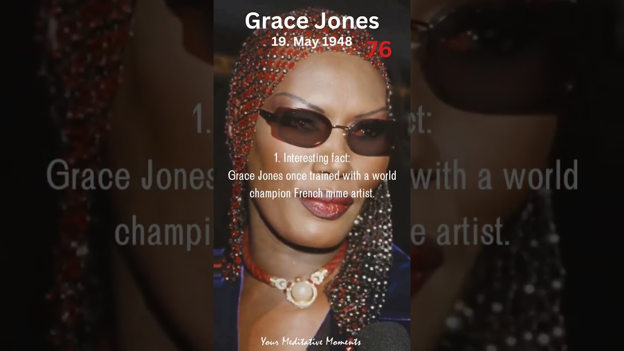 19.5. Happy birthday Grace Jones! 