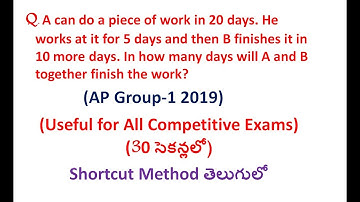 A can do a piece of work in 20 days. He works at it for 5 days and then B finishes it