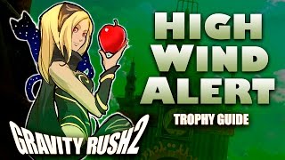 Gravity Rush 2 - High Wind Alert Trophy Guide (Kill 10 enemies within 10 sec using Gravity Typhoon)