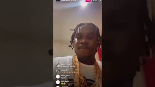 Plumpy Boss-7 gang artist on IG live singing his new diss track for Kman 6ix & Prince Swanny(Steamy)