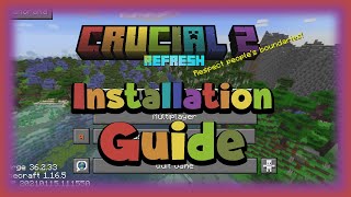 How To Download Install Crucial 2 For Minecraft