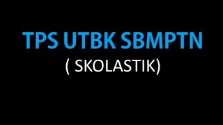 Discussion of 2020 UTBK TPS Practice Questions