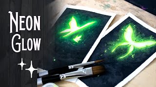 GLOW : How to Paint Glowing Elements with Watercolors + Gouache screenshot 5