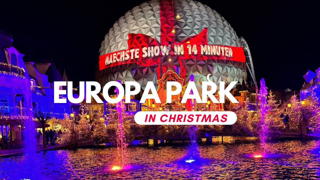 Christmas Decorations | Germany  Europa-Park | Christmas Markets | 4K
