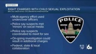 8 arrested for sexual exploitation of children in Ada County