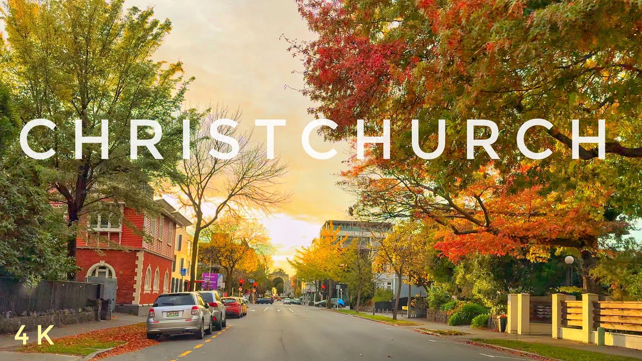 Christchurch Early Morning Drive | City Centre to Papanui | Autumn 2025 4K |New Zealand Driving Tour