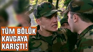 BÖLÜKTE ŞOK KAVGA! Ferit ile Asker'in Kavgası Tüm Bölüğe YANSIDI!