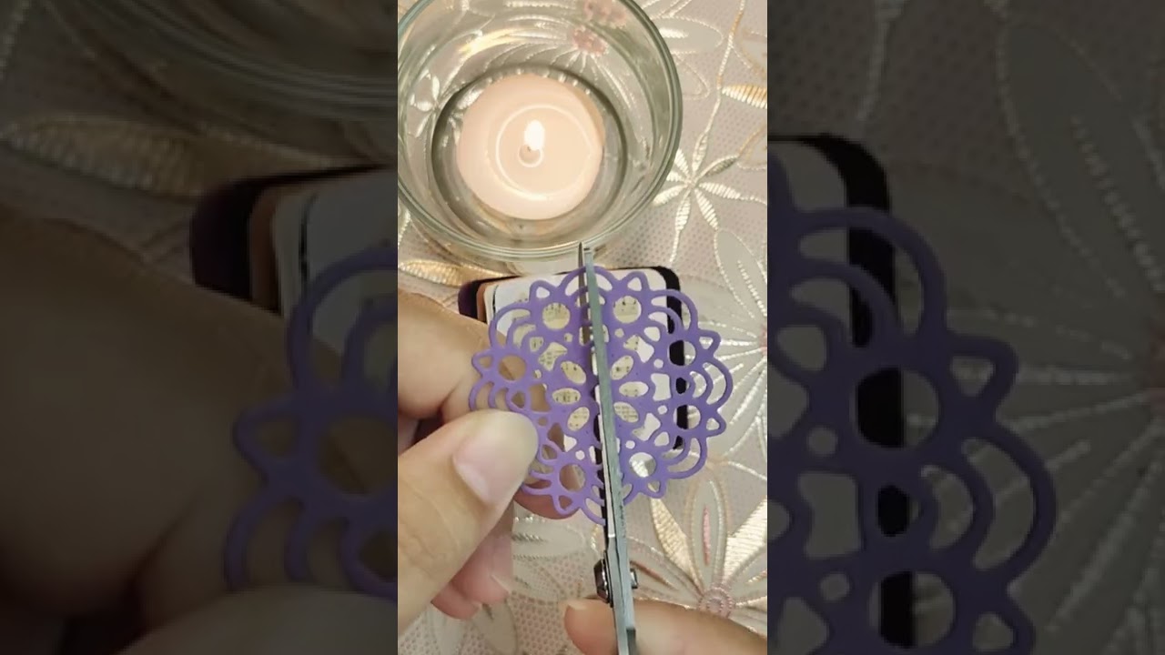 Mini Traveler Notebook TN Journal EP. 11 Purple Lace Butterfly 