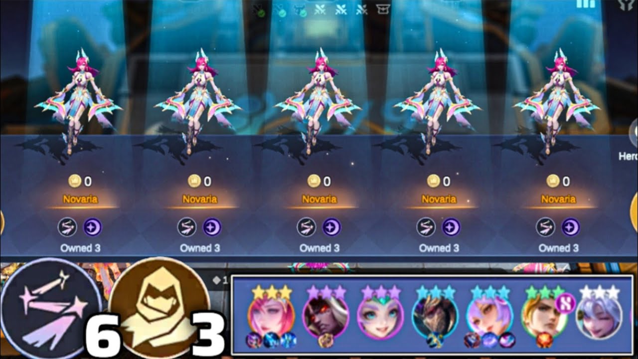 AUTO 3STAR NOVARIA USING COMMANDER VALE | MAGIC CHESS GO GO META