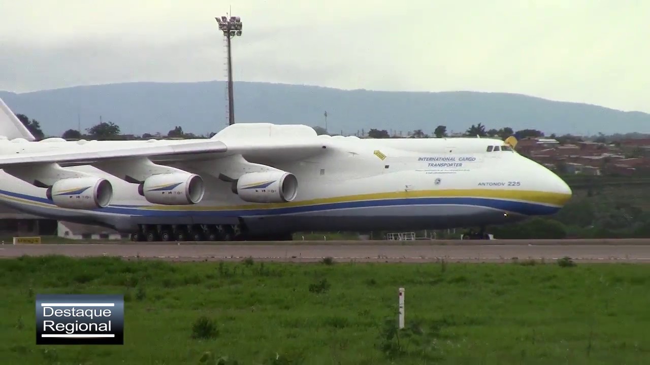 Antonov AN 225 Faz Pouso Histórico no Aeroporto de Viracopos em Campinas