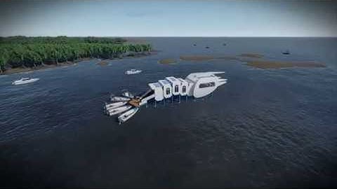 Concept 2: Trạm kiểm soát tại khu vực bãi bồi Mũi Cà Mau