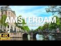 Downtown Amsterdam, The Netherlands - 4K Scenic Drive