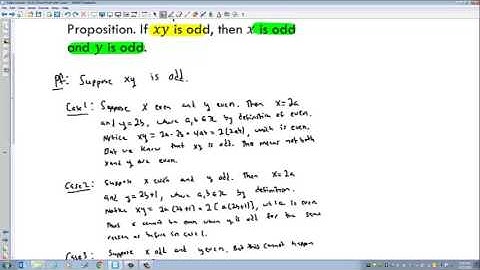 4.4,4.5 Direct Proof with Cases