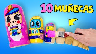 Personalizando Muñecas Rusas 🎨|| Los Personajes más Adorables ✨|| Increíbles DIYs de Muñecas💖✨