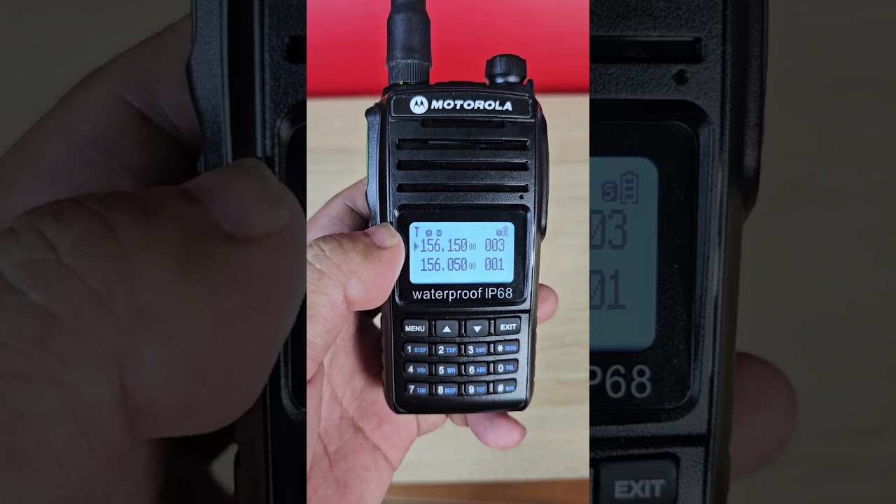 วิธีเลือกช่อง AB Motorola GP2200 ip68