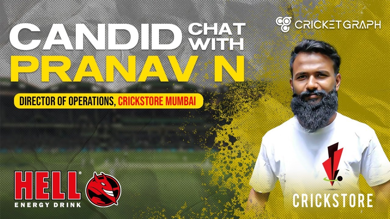 Co-founder CrickStore an Exclusive cricket shop in Mumbai and Hyderabad CANDID CHAT WITH PRANAV N