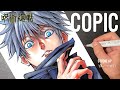 【呪術廻戦】五条悟 描いてみた Jujutsu Kaisen | Drawing Satoru Gojo | copic