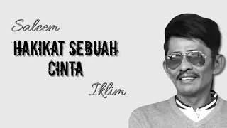 Hakikat Sebuah Cinta Lirik Video Iklim Saleem