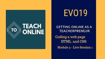 HTML CSS- Module 3 Session1