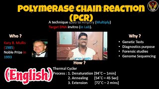 Pcr - Polymerase Chain Reaction English Molecular Biology Genetic Engineering Think Biology