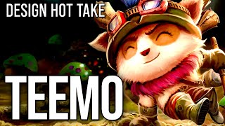 Teemo kinda sucks (Y̡O͢U̵R ͟S̛OUL ́F̸R͠O҉M ̴Y҉O͝ÚR B̷ODY!!!) || design hot take #shorts