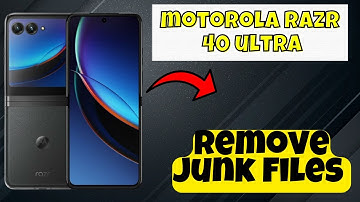 Remove Junk Files Motorola Razr 40 Ultra || How to remove junk files || Junk files settings