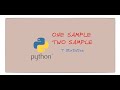 1 Sample T Test and 2 Sample T Test using Python