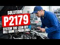HOW TO FIX P2179 OBD II ERROR CODE - System Too Lean Off Idle Bank 2 Problems