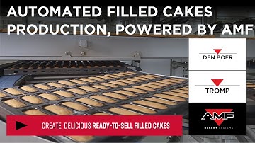 How Filled Cakes Are Made On An Automated AMF Cake Production Line