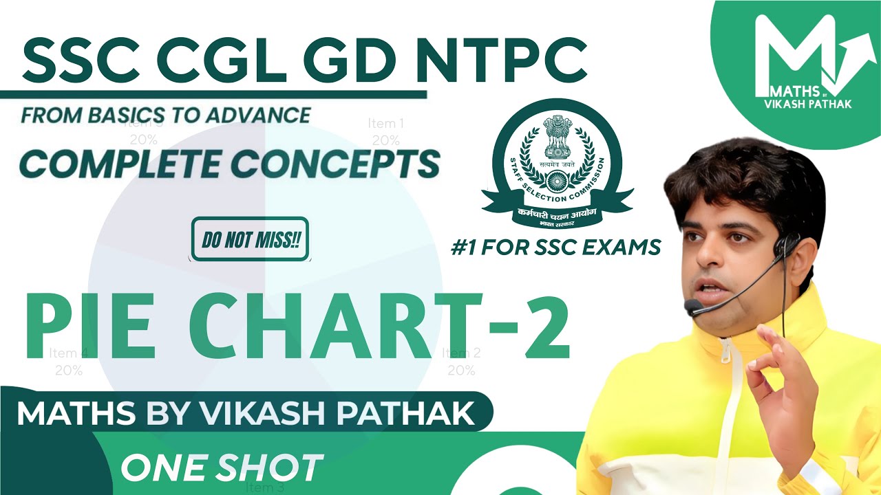 SSC MATHS | PIE-CHART-2 (MATHS) MATHS BY VIKASH PATHAK | EXAM PARIKSHAN ...
