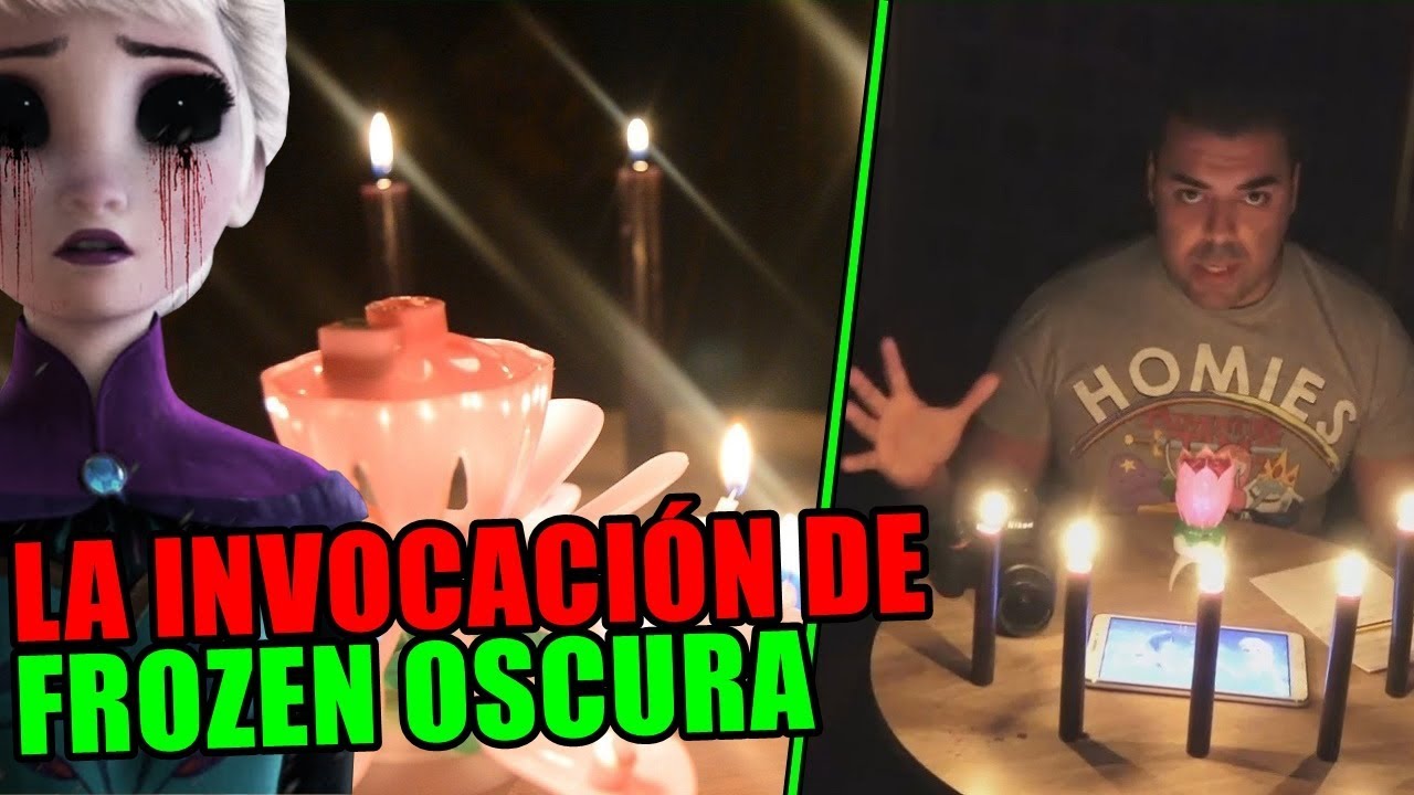 La INVOCACIÓN de FROZEN OSCURA 2 | Enciendo la VELA con forma de FLOR camera iphone 8 plus apk