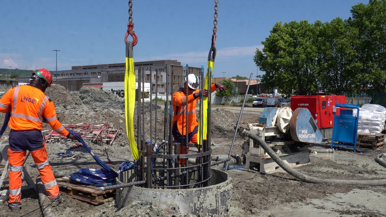 Pieux d'essai NGE Fondations