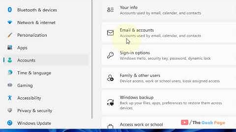 Hide Email Address From Windows 11 Sign In / Lock Screen