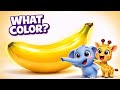WHAT COLOR IS THIS? 😲 Big Yellow Banana 🍌 | Learn Yellow Color for Kids